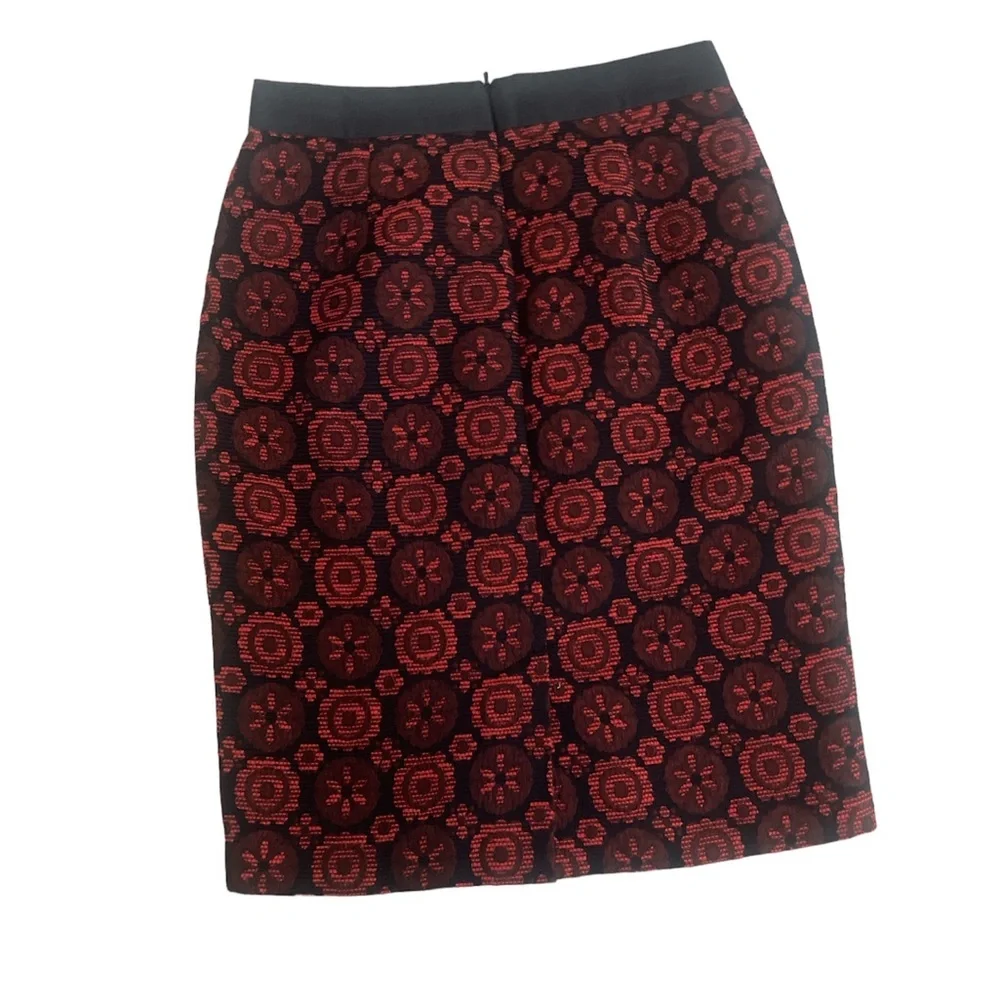 Boden Brocade Raised Print Classic Pencil Skirt New Size US 4R UK8R - Picture 2 of 2